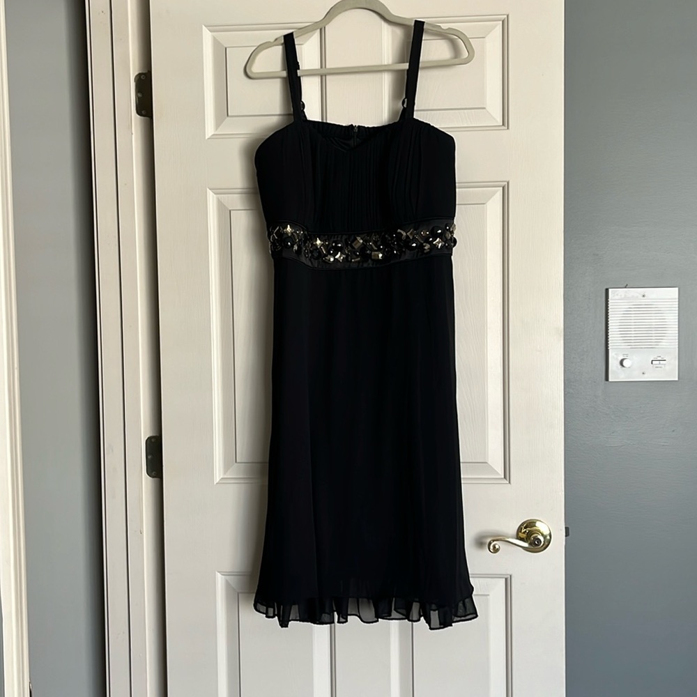 18W black cocktail dress